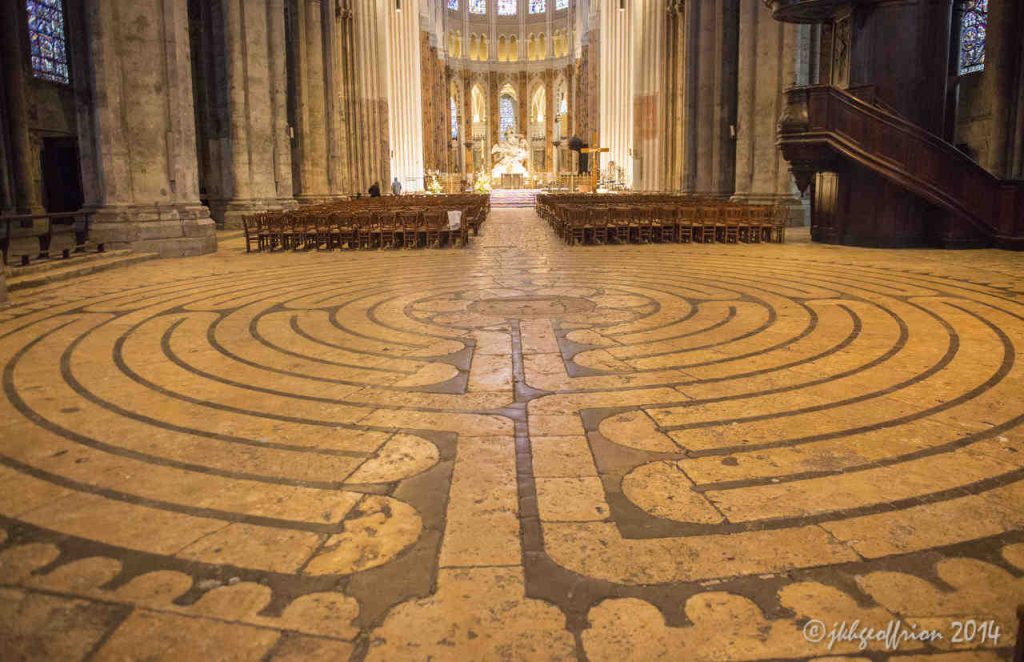The cathedraal van Chartres (F), met een van de mooiste 
