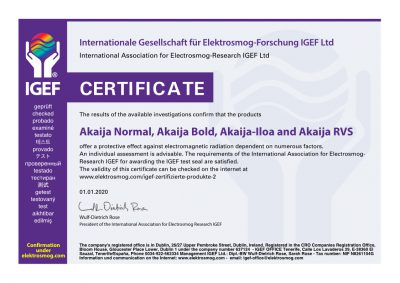IGEF certificat