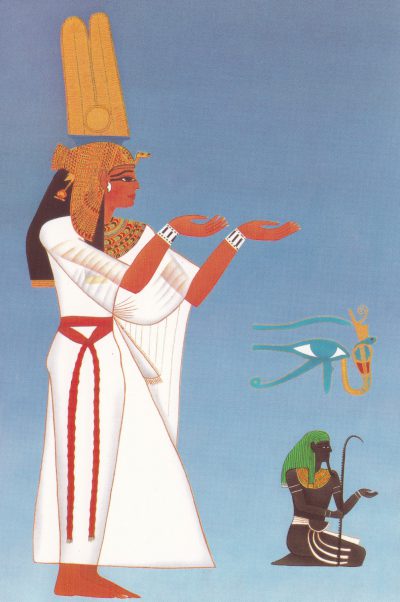 Egypte - Wenskaart - Nefertete klein